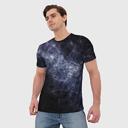 Футболка мужская Замерзающая галактика, цвет: 3D-принт — фото 2