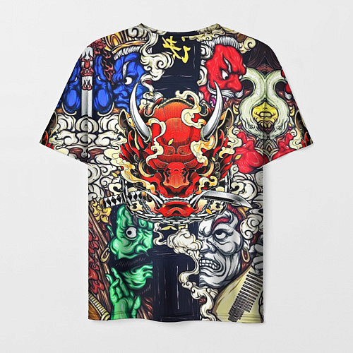 Мужская футболка Irazumi devil / 3D-принт – фото 2