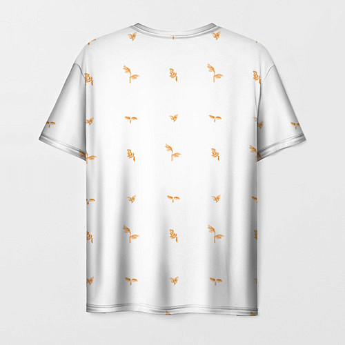 Мужская футболка Паттерн с листьями / 3D-принт – фото 2