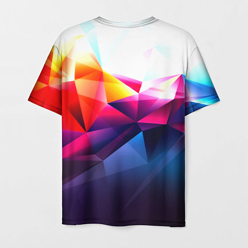 Мужская футболка Poly stiil collection / 3D-принт – фото 2