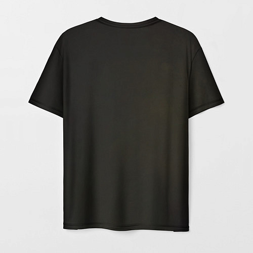 Мужская футболка Котейка с жемчужной серёжкой / 3D-принт – фото 2