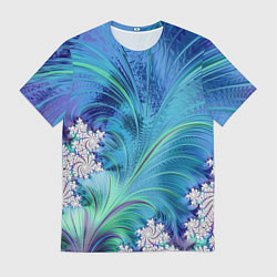 Мужская футболка Авангардная фрактальная композиция