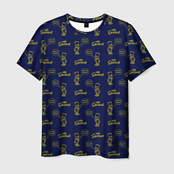 Мужская футболка Bart pattern Eat my shorts