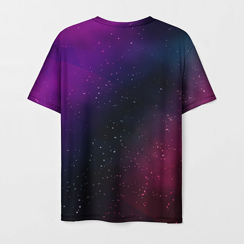 Мужская футболка Black Clover gradient space / 3D-принт – фото 2