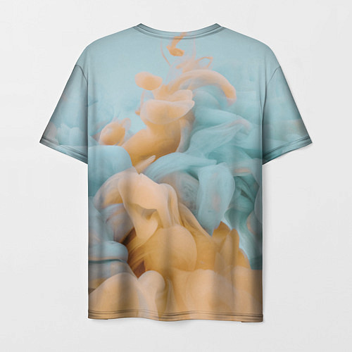 Мужская футболка Двухцветный дым / 3D-принт – фото 2