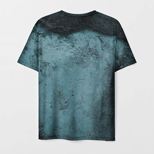 Мужская футболка Rock n roll style Simpsons / 3D-принт – фото 2