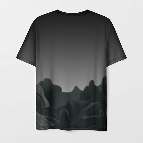 Мужская футболка Бродяга в мятом цилиндре / 3D-принт – фото 2
