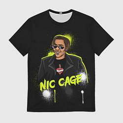 Футболка мужская Ник Кейдж, цвет: 3D-принт
