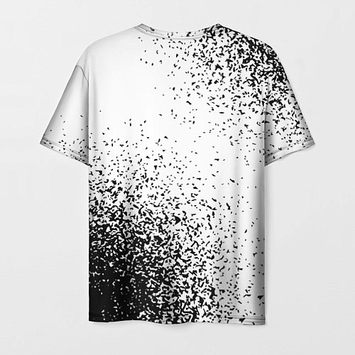 Мужская футболка System of a Down и рок символ на светлом фоне / 3D-принт – фото 2