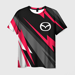 Футболка мужская Mazda fast lines, цвет: 3D-принт