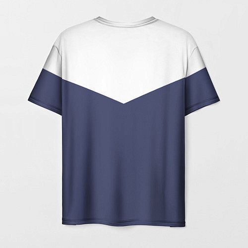 Мужская футболка FIRM бело-синий / 3D-принт – фото 2