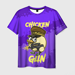 Футболка мужская Чикен Ган - цыпленок, цвет: 3D-принт