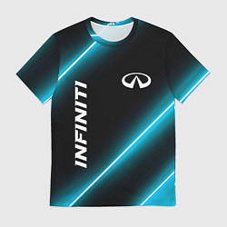 Мужская футболка Infiniti неоновые лампы