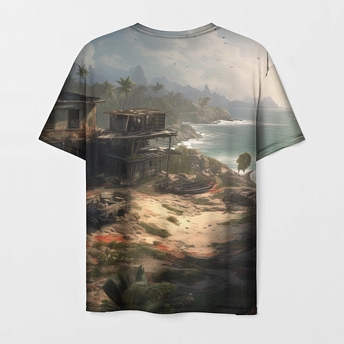 Мужская футболка Dead island 2 zombie / 3D-принт – фото 2
