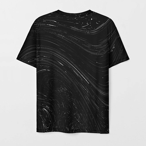 Мужская футболка Hellsing glitch на темном фоне: надпись, символ / 3D-принт – фото 2