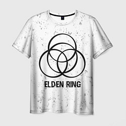 Футболка мужская Elden Ring glitch на светлом фоне, цвет: 3D-принт