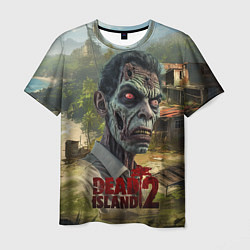 Футболка мужская Zombie dead island 2, цвет: 3D-принт