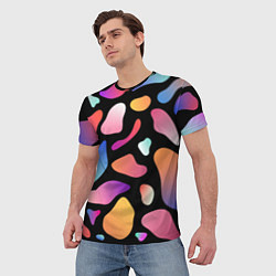 Футболка мужская Fashionable colorful pattern, цвет: 3D-принт — фото 2