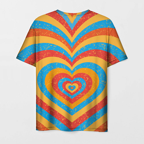 Мужская футболка Sunny heart / 3D-принт – фото 2