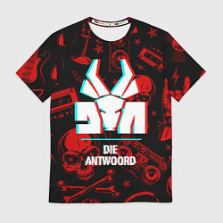 Футболка мужская Die Antwoord rock glitch, цвет: 3D-принт