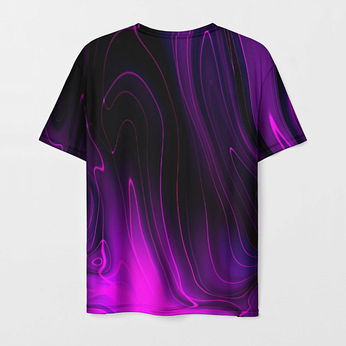 Мужская футболка HIM violet plasma / 3D-принт – фото 2