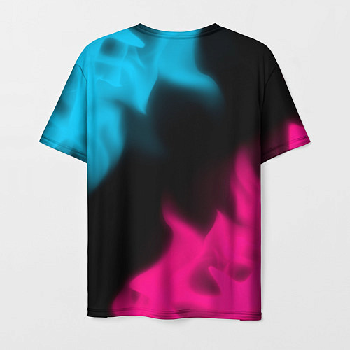 Мужская футболка GTA - neon gradient / 3D-принт – фото 2