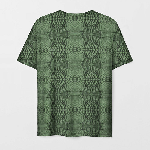 Мужская футболка Крокодиловый стиль / 3D-принт – фото 2