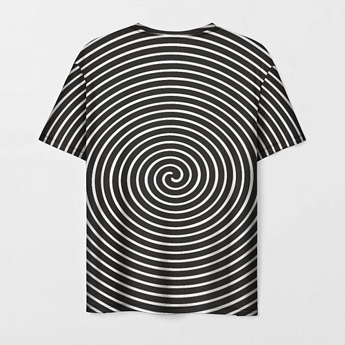 Мужская футболка Оптическая спираль / 3D-принт – фото 2