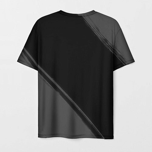Мужская футболка No Mans Sky glitch на темном фоне: надпись, символ / 3D-принт – фото 2