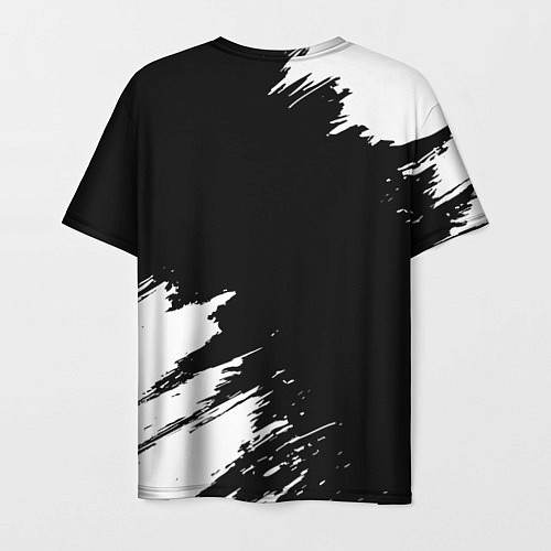 Мужская футболка In Flames и рок символ на темном фоне / 3D-принт – фото 2
