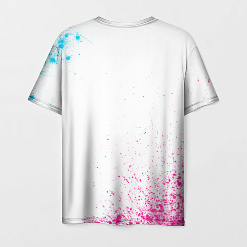Мужская футболка Hollywood Undead neon gradient style / 3D-принт – фото 2