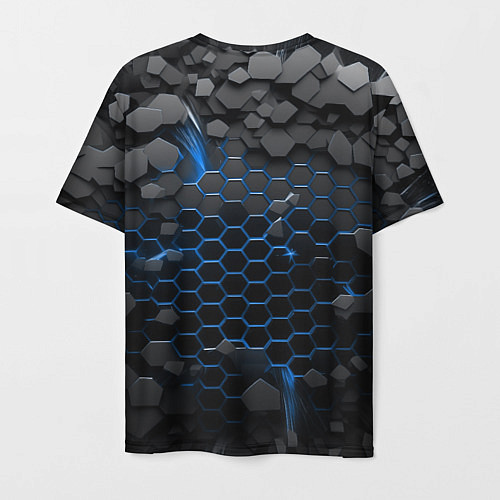 Мужская футболка Cyberpunk 2077 phantom liberty blue / 3D-принт – фото 2