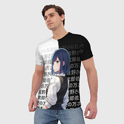 Футболка мужская Аканэ Курагава - Дитя айдола, цвет: 3D-принт — фото 2
