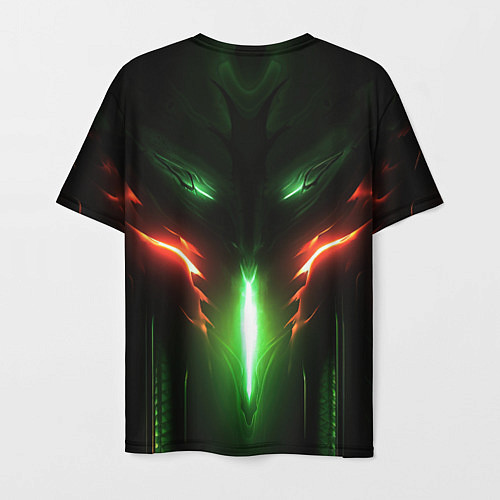 Мужская футболка Киберпанк 2077 призрачная свобода зеленое свечение / 3D-принт – фото 2