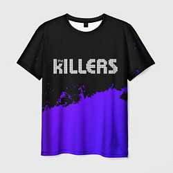 Футболка мужская The Killers purple grunge, цвет: 3D-принт