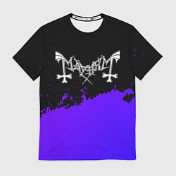 Футболка мужская Mayhem purple grunge, цвет: 3D-принт