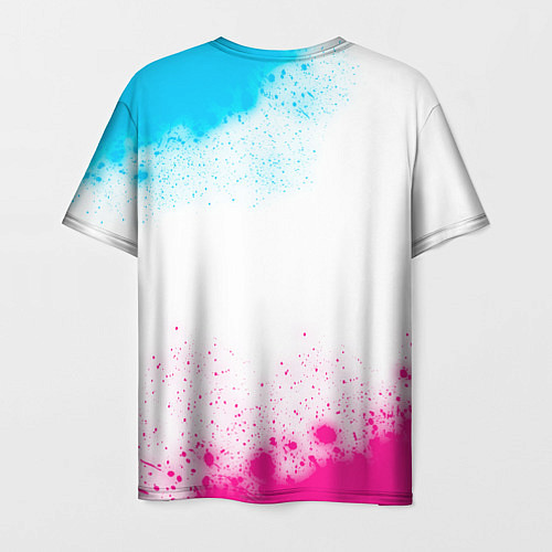 Мужская футболка Bleach neon gradient style / 3D-принт – фото 2