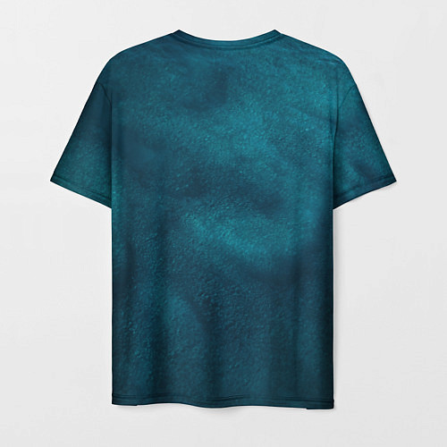 Мужская футболка Синие туманные камешки / 3D-принт – фото 2