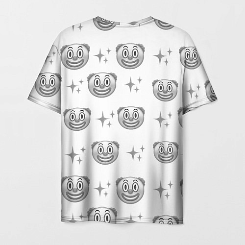 Мужская футболка Клоунада чб / 3D-принт – фото 2