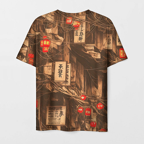 Мужская футболка Китайский квартал / 3D-принт – фото 2