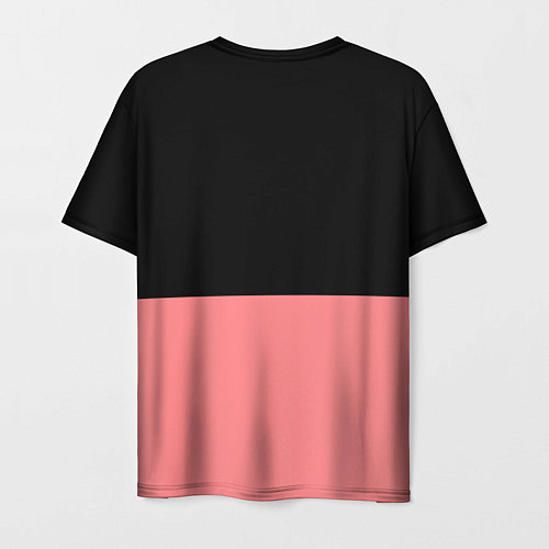 Мужская футболка BLACK PINK на черно-розовом / 3D-принт – фото 2