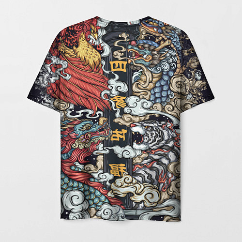 Мужская футболка Japanese art / 3D-принт – фото 2
