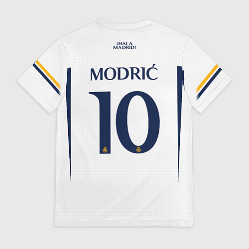 Мужская футболка Лука Модрич Реал Мадрид форма 2324 домашняя / 3D-принт – фото 2