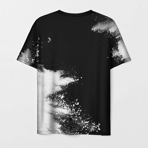 Мужская футболка System of a Down и рок символ на темном фоне / 3D-принт – фото 2