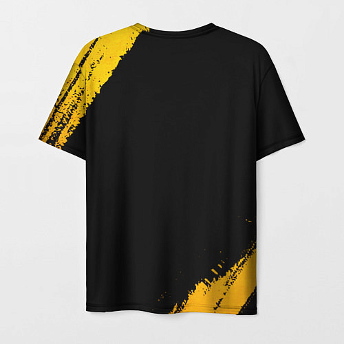 Мужская футболка Nirvana - gold gradient / 3D-принт – фото 2