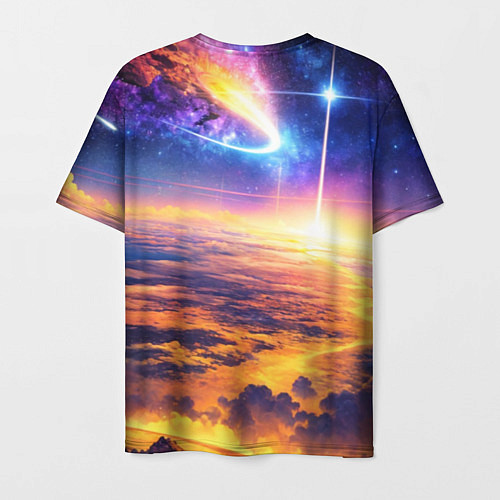 Мужская футболка Космическая вселенная / 3D-принт – фото 2