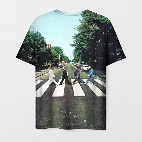Мужская футболка The Beatles альбом Abbey Road / 3D-принт – фото 2