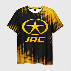 Футболка мужская JAC - gold gradient, цвет: 3D-принт