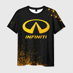 Футболка мужская Infiniti - gold gradient, цвет: 3D-принт