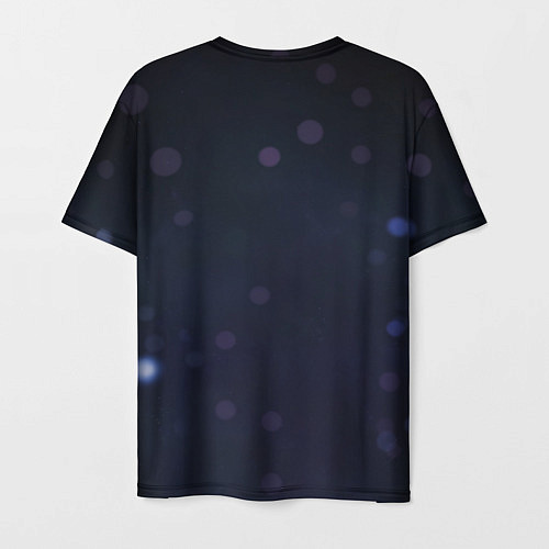 Мужская футболка АйЮ и звёздное небо / 3D-принт – фото 2